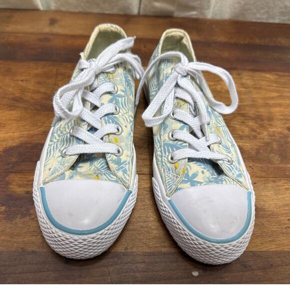 Airwalk Women's Legacee Canvas Floral Hawaiian Blue & Cream No. 181510 Size 6 - Picture 5 of 9